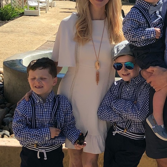 Cream Ruffle dress - Picture 7 of 9